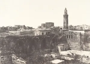 Salzmann Prints: Jerusalem, Sainte-Marie-la-Latine, 1854. Creator: Auguste Salzmann