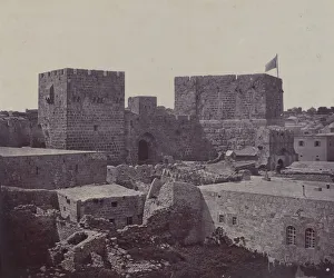 Bris Gallery: Jerusalem - Section of Old City, 1857. Creator: James Robertson