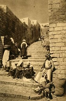 Jerusalem - A Street, c1918-c1939. Creator: Unknown