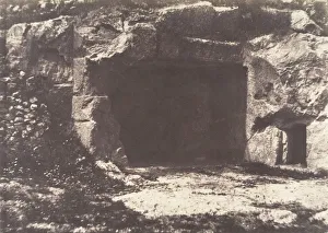 Caves Prints: Jerusalem, Vallee de Hinnom, Retraite des Apotres, 1854