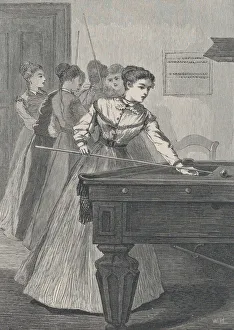 Images Dated 10th November 2020: Jessie Remained Alone at the Table (The Galaxy, An Illustrated Magazine of Entertaini