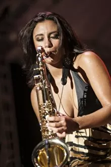 Saxophonist Gallery: Jessy J, 2010. Artist: Alan John Ainsworth