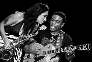 Jessy J and Norman Brown, 2010. Artist: Alan John Ainsworth