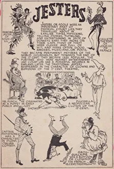 Mr Punch Gallery: Jesters, c1955. Creator: Shirley Markham