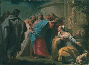 Canaan Gallery: Jesus and the Canaanite Woman, Mid of the 18th cen