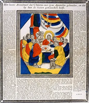 Jesus and his Disciples at the Last Supper, 19th century