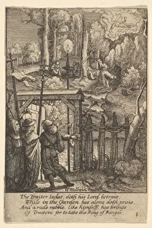Judas Prints: Jesus on the Mount of Olives, 1625-77. Creator: Wenceslaus Hollar