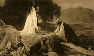 Anton Lang Gallery: Jesus on the Mount of Olives, 1922. Creator: Henry Traut