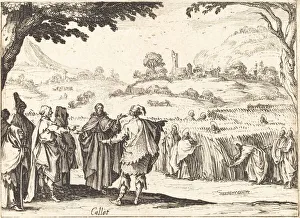 Jesus with the Pharisees, 1635. Creator: Jacques Callot