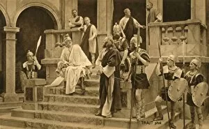 Anton Lang Gallery: Jesus before Pilate, 1922. Creator: Henry Traut