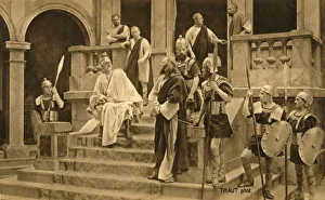 Anton Lang Gallery: Jesus before Pilate, 1922. Creator: Henry Traut