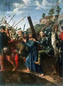 Jesus on the Road to Calvary, late 15th / early 16th century. Artist: Michael Sittow