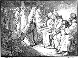 Canaanite Gallery: Jesus speaking with the woman of Canaan, 1865