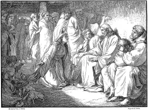Canaan Gallery: Jesus speaking with the woman of Canaan, 1865