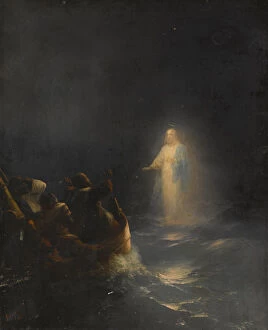 Pope Gallery: Jesus Walks on Water, 1863