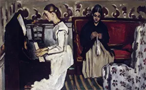 Family Life Prints: Jeune Fille au piano (Girl at the Piano - The Overture to Tannhauser)