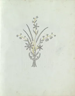 Jewel in the form of a bouquet, c.1800-c.1810. Creator: Carl Friedrich Bärthel