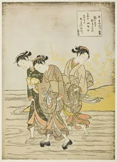 The Jewel River at Ide (Ide no Tamagawa), from an untitled series of Six Jewel Rivers, c