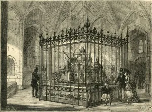 Crown Jewels Gallery: The Jewel Room at the Tower, c1872. Creator: Unknown