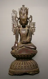 Collection: Jeweled and Crowned Buddha (Jambupati), c. 17th century. Creator: Unknown