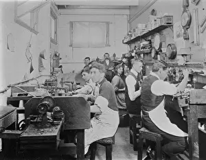 Workwear Prints: Jeweller's workshop, c1900s