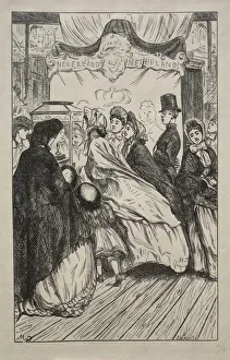 Jewels - At the Great Exhibition, 1862. Creator: George Louis Palmella Busson Du Maurier (British