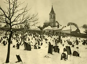 Muller Prints: Jewish cemetery, Mattersburg, Burgenland, Austria, c1935. Creator: Unknown