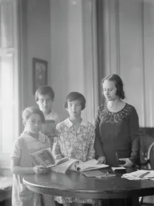 Literacy Prints: Jewish charities activities involving children, 1931 May 27. Creator: Arnold Genthe