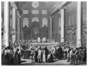 Images Dated 10th June 2009: The Jewish Feast of Purim or Cots, 1712 (19th century).Artist: James Gardner