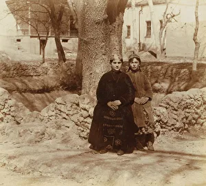 Uzbekistan Prints: Jewish girls, Samarkand, between 1905 and 1915