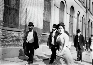 Jew[ish] New Year parade, N.Y. 1912. Creator: Bain News Service