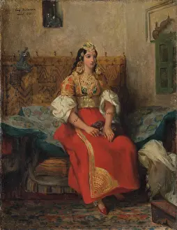 Moroccan Prints: Jewish woman from Tangier in ceremonial dress