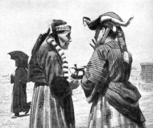 Two Jewish women, Greece, 1922. Artist: HA Fawcett