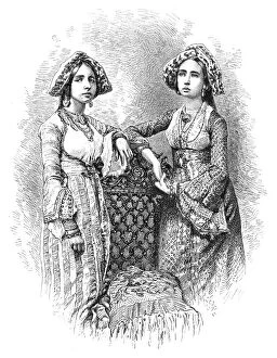 Jewish women of Kochi, India, 1895