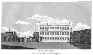 Print Collector25 Collection: Jews Hospital, Mile End Road, Whitechapel, London, late 18th or early 19th century