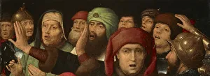 Golgotha Hill Prints: Jews and Roman soldiers. (Fragment of a Mocking of Christ)
