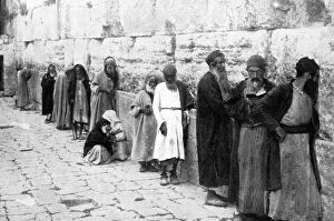 Images Dated 19th September 2007: The Jews Wailing Place, Jerusalem, c1926