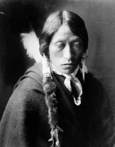Apache Prints: Jicarilla man, head-and-shoulders portrait