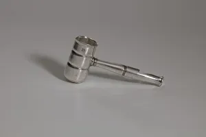 Liquid Prints: Jigger measuring cup from Lyons Hall, after 1907. Creator: Cambridge Silver