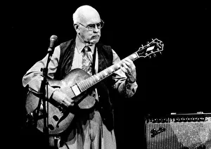 Arranger Gallery: Jim Hall, American jazz guitarist, composer and arranger, Brecon, 2000. Artist: Brian O Connor