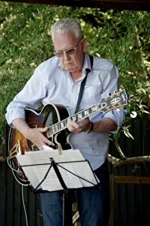 Music Stand Prints: Jim Mullen, Roger Beaujolais Quartet, Three Horseshoes, Knockholt, Kent, 1st June 2021