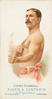 Boxer Gallery: Jimmy Carroll, Pugilist, from Worlds Champions, Series 1 (N28) for Allen &