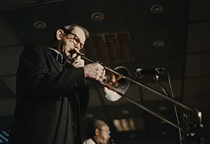 1989 Prints: Jimmy Knepper, Jazz Inn Party, Nordwijk, Netherlands, 1989. Creator: Brian Foskett