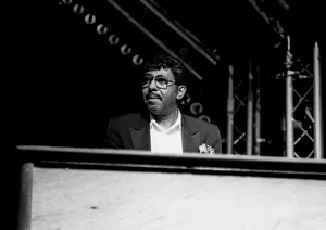 Jimmy McGriff, Top Rank Suite, Brighton, May 1989. Artist: Brian O Connor