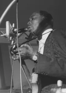 Fred Foskett Gallery: Jimmy Reed, Manor House, London, 1964. Creator: Brian Foskett
