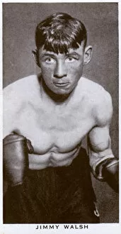 Jimmy Walsh, British boxer, 1938