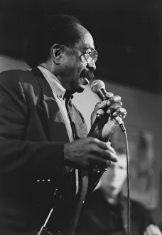 Witherspoon Jimmy Prints: Jimmy Witherspoon, Corn Exchange, Cambridge, 1992. Creator: Brian Foskett