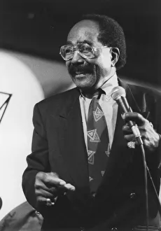 Witherspoon Jimmy Prints: Jimmy Witherspoon, Corn Exchange, Cambridge, 1992. Creator: Brian Foskett