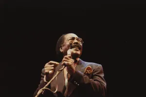 Witherspoon Jimmy Prints: Jimmy Witherspoon, Corn Exchange, Cambridge, 1992. Creator: Brian Foskett