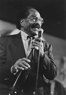 Witherspoon Jimmy Prints: Jimmy Witherspoon, Corn Exchange, Cambridge, 1992. Creator: Brian Foskett